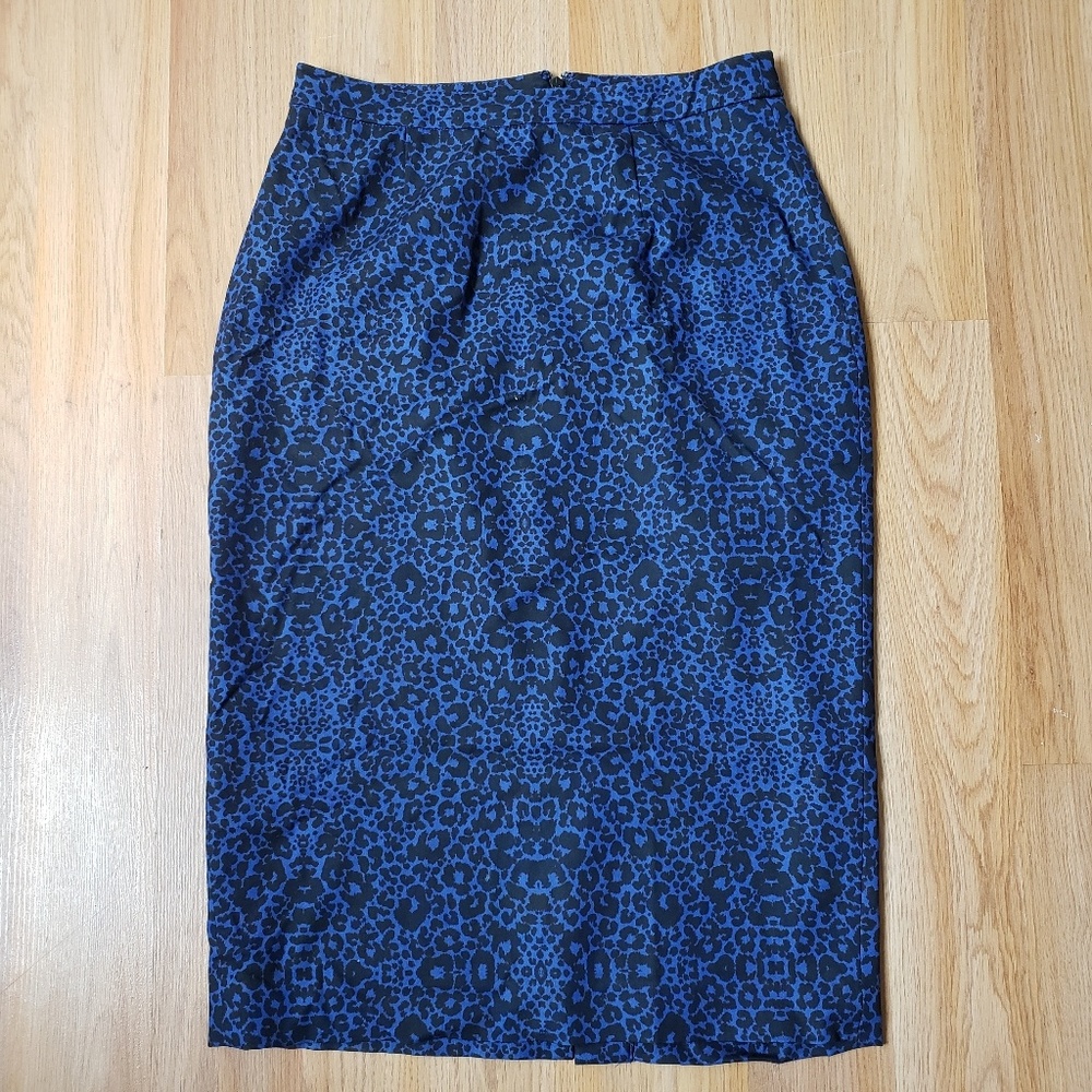 Animal Print Pencil Skirt